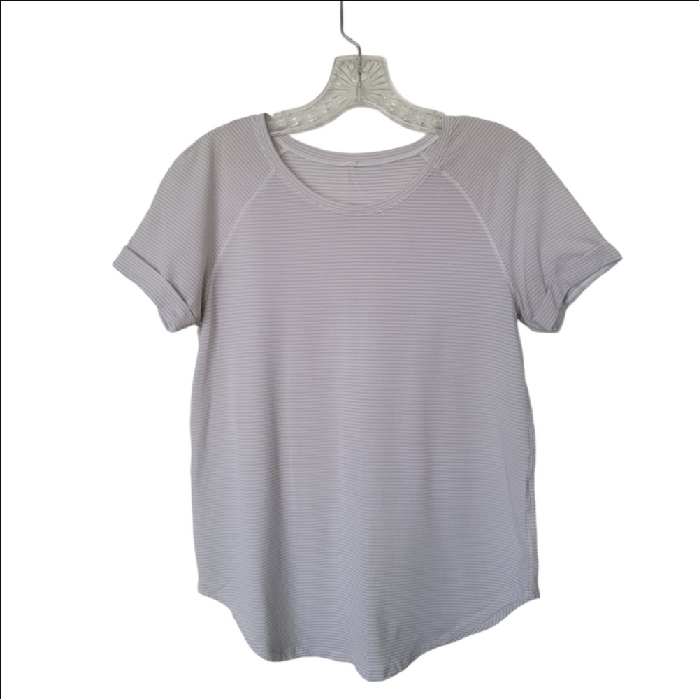 lululemon athletica Light Gray Short Sleeve Tee - Picture 2 of 7